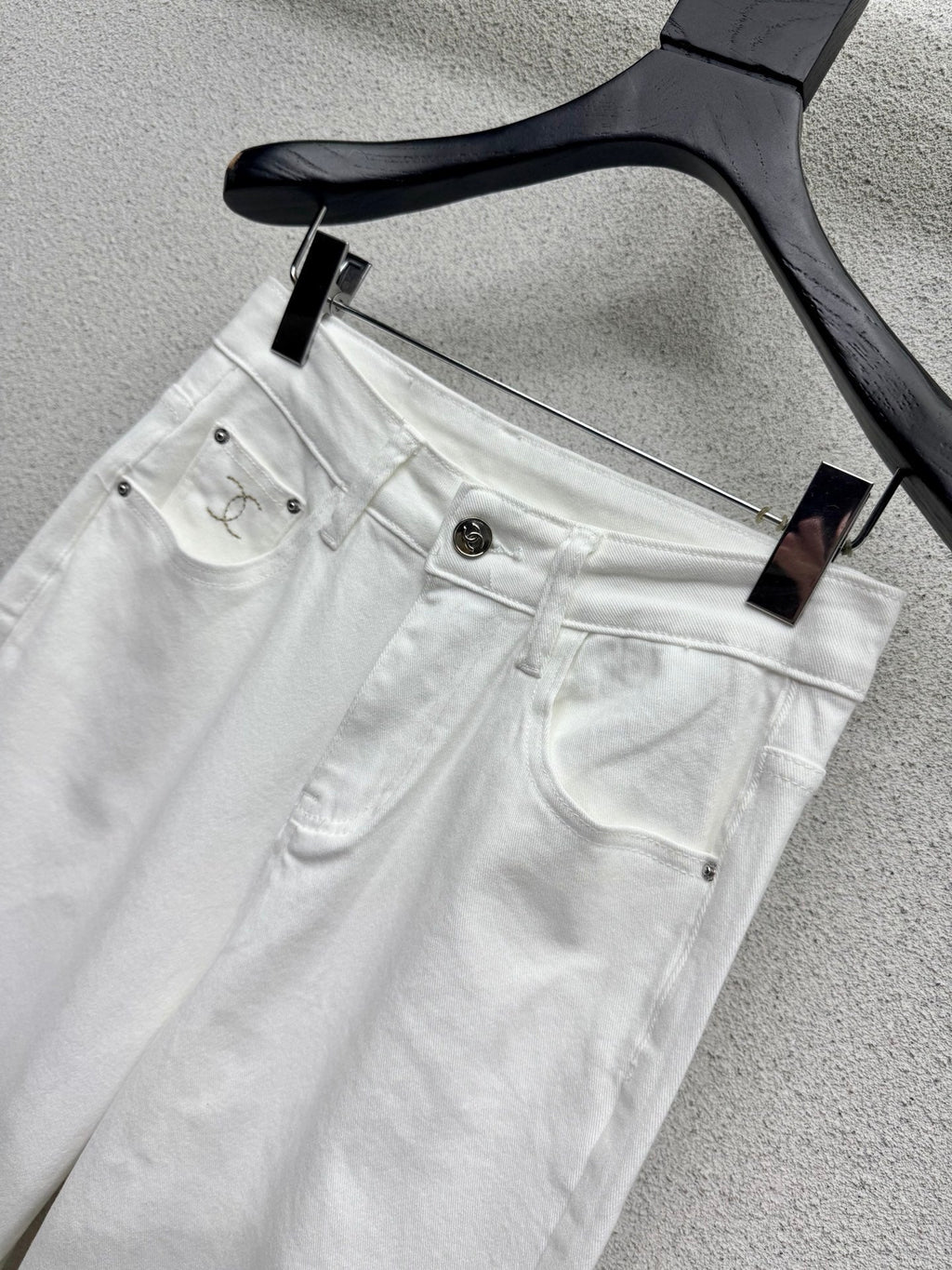 Straight-leg wide-fit jeans
