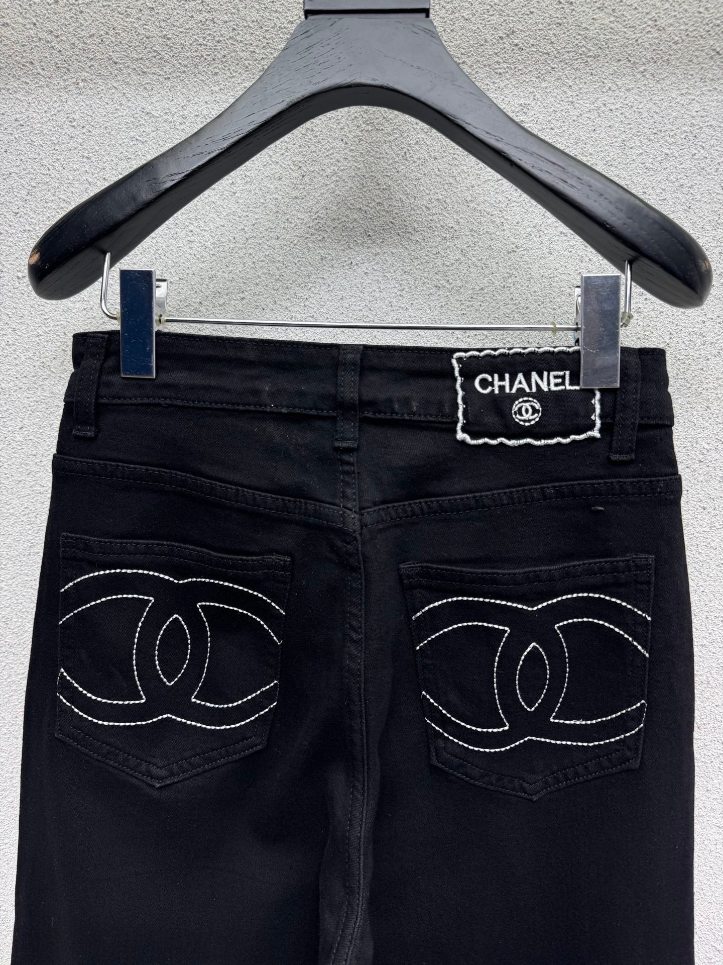 Straight-leg wide-fit jeans