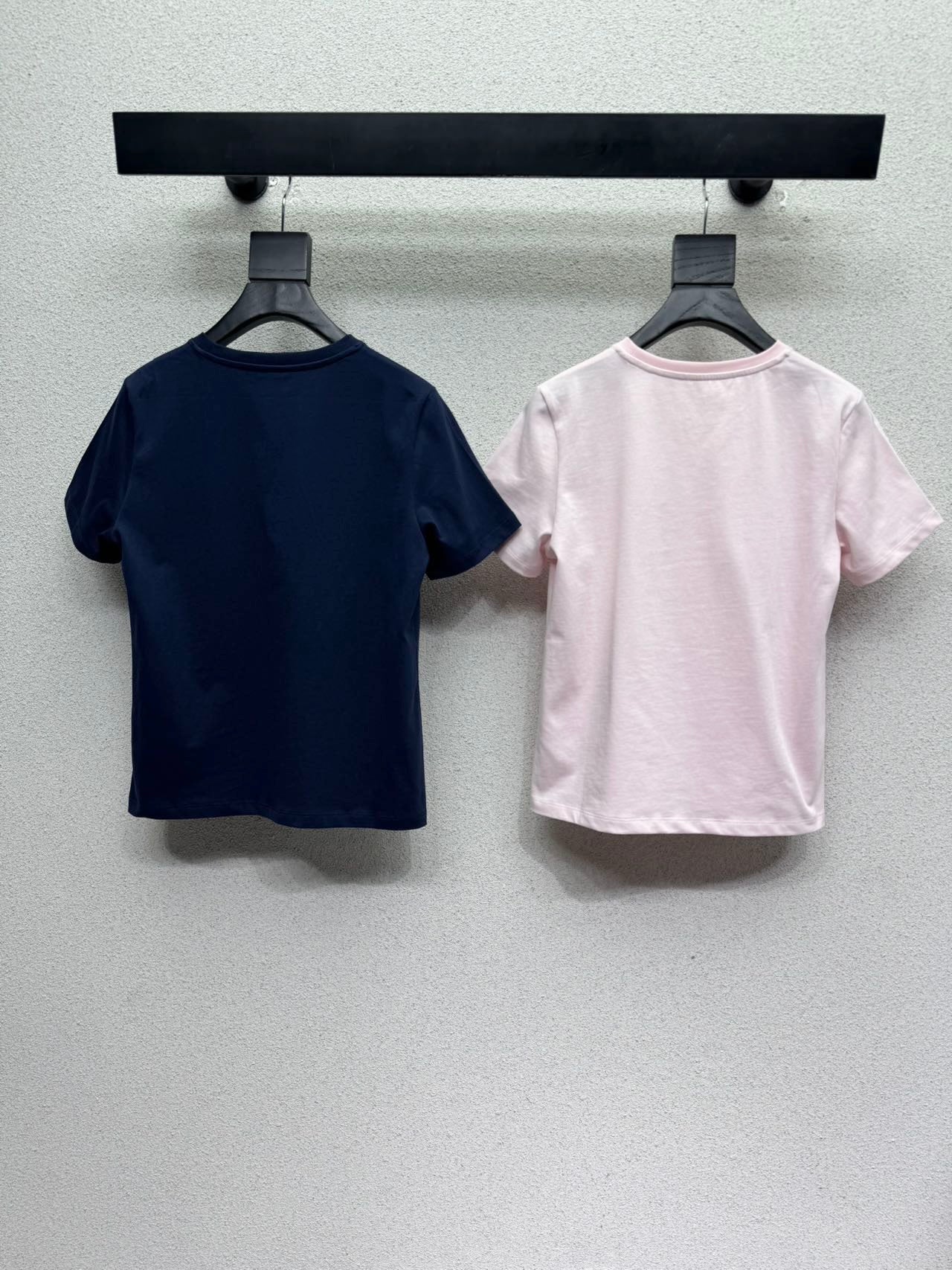 Dior/26SS Embroidered Logo Short-Sleeve T-Shirt