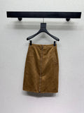 Chanel / 26 New Camel Half Skirt