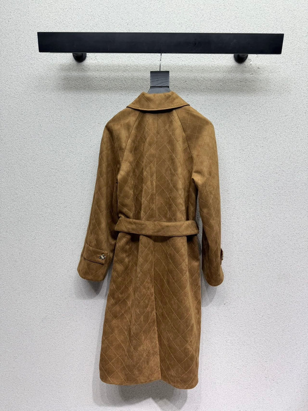 Chanel/26 New Camel Long Trench Coat