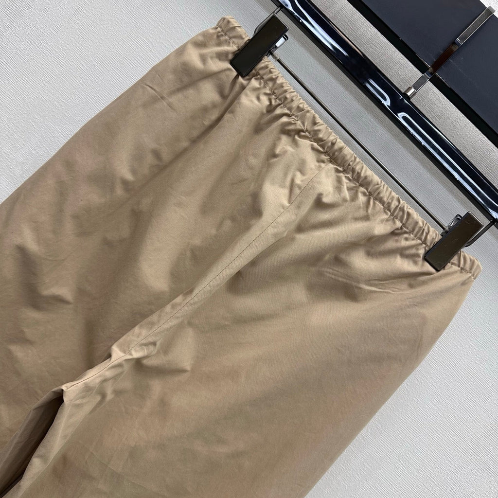 MiuMiu/26 New Embroidered Workwear Jogger Pants