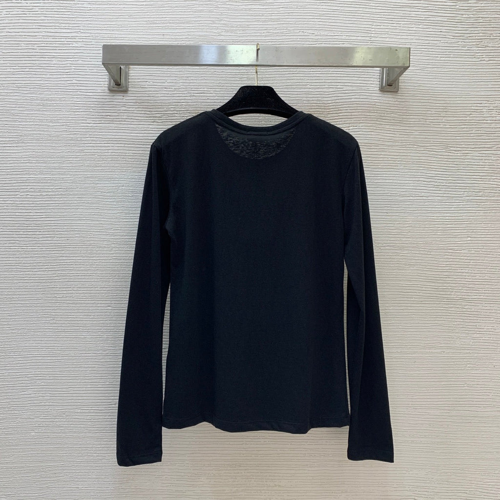 Yves Saint Laurent/26 New Round Neck Long Sleeve
