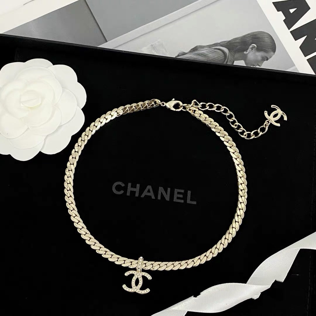 Gold Snake Chain Necklace