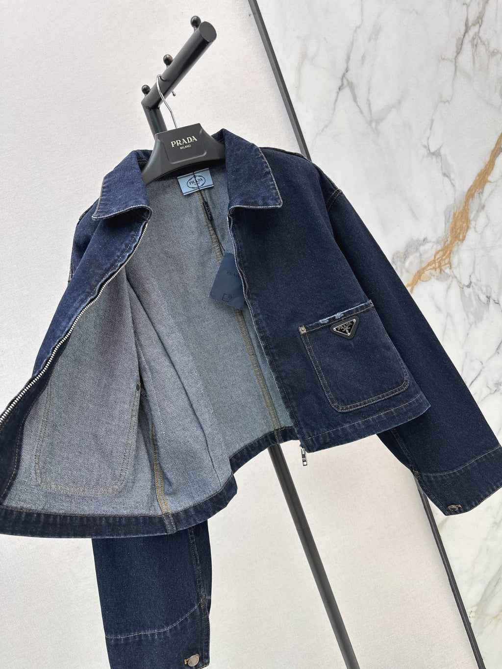 Prada/26Ss Early Autumn New Denim Jacket