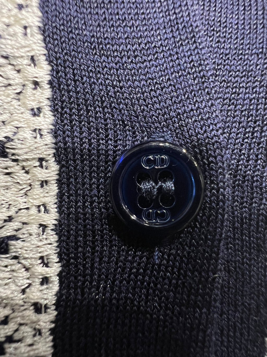 Lace-Trimmed Knit Cardigan
