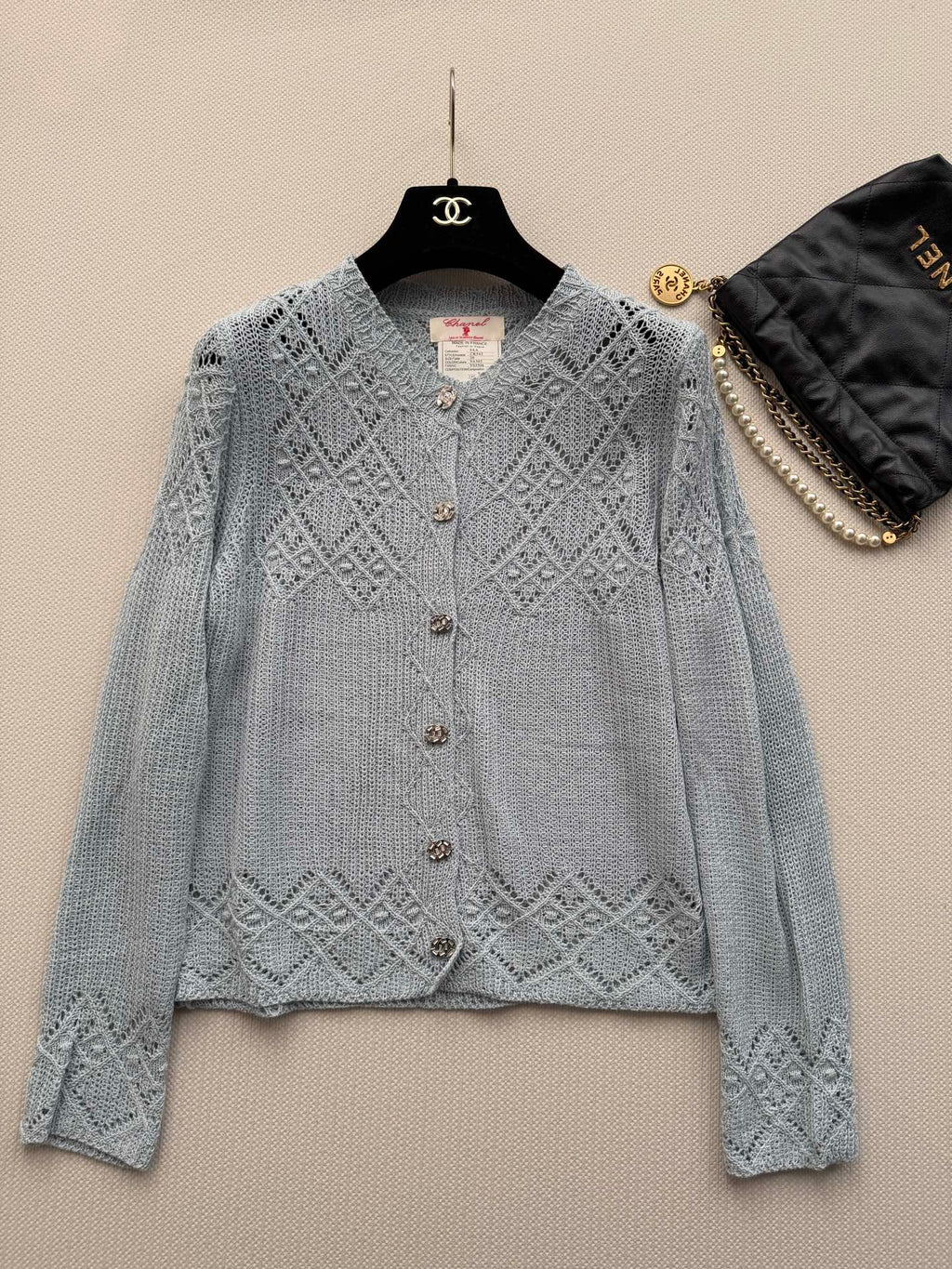 Early-Autumn Openwork Cardigan