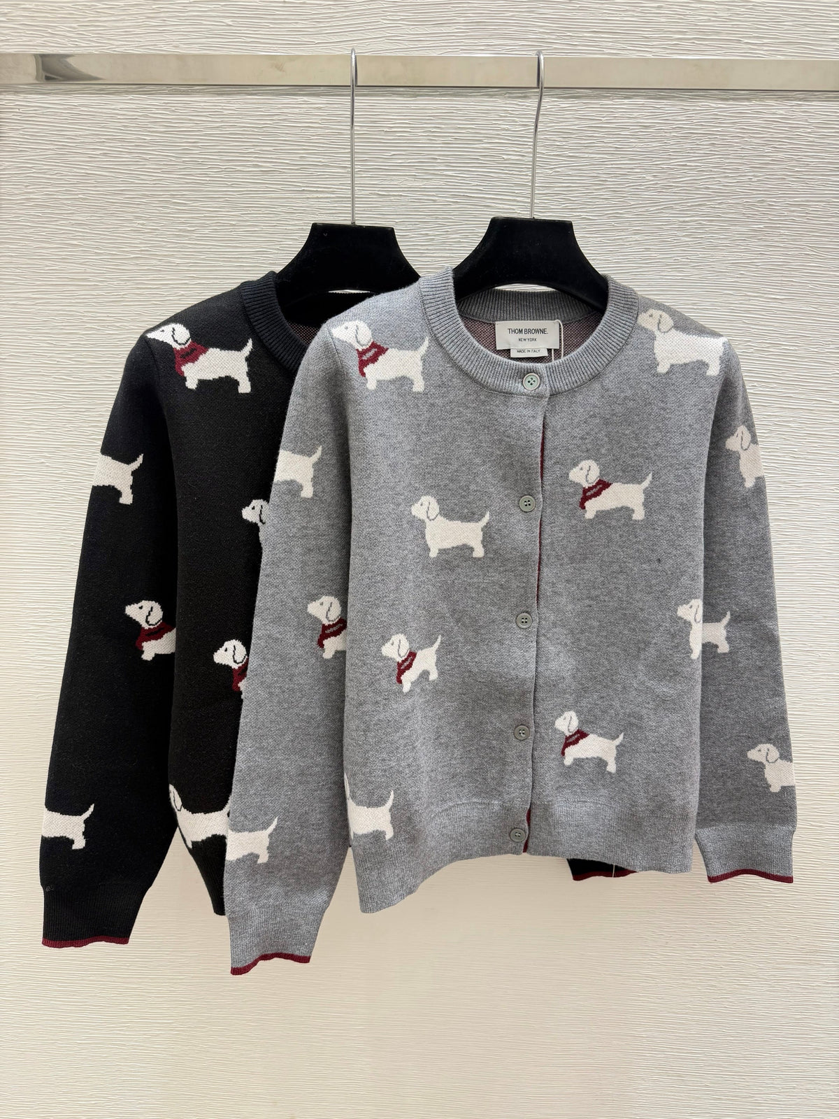 Thom Browne/26 New Puppy Knit Cardigan