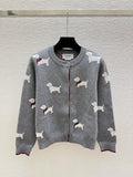 Thom Browne/26 New Puppy Knit Cardigan