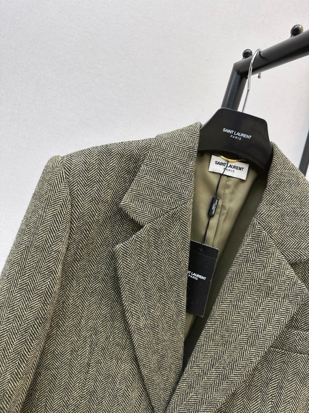 Yves Saint Laurent/26SS Autumn/Winter Latest Wool Oversized Suit Set