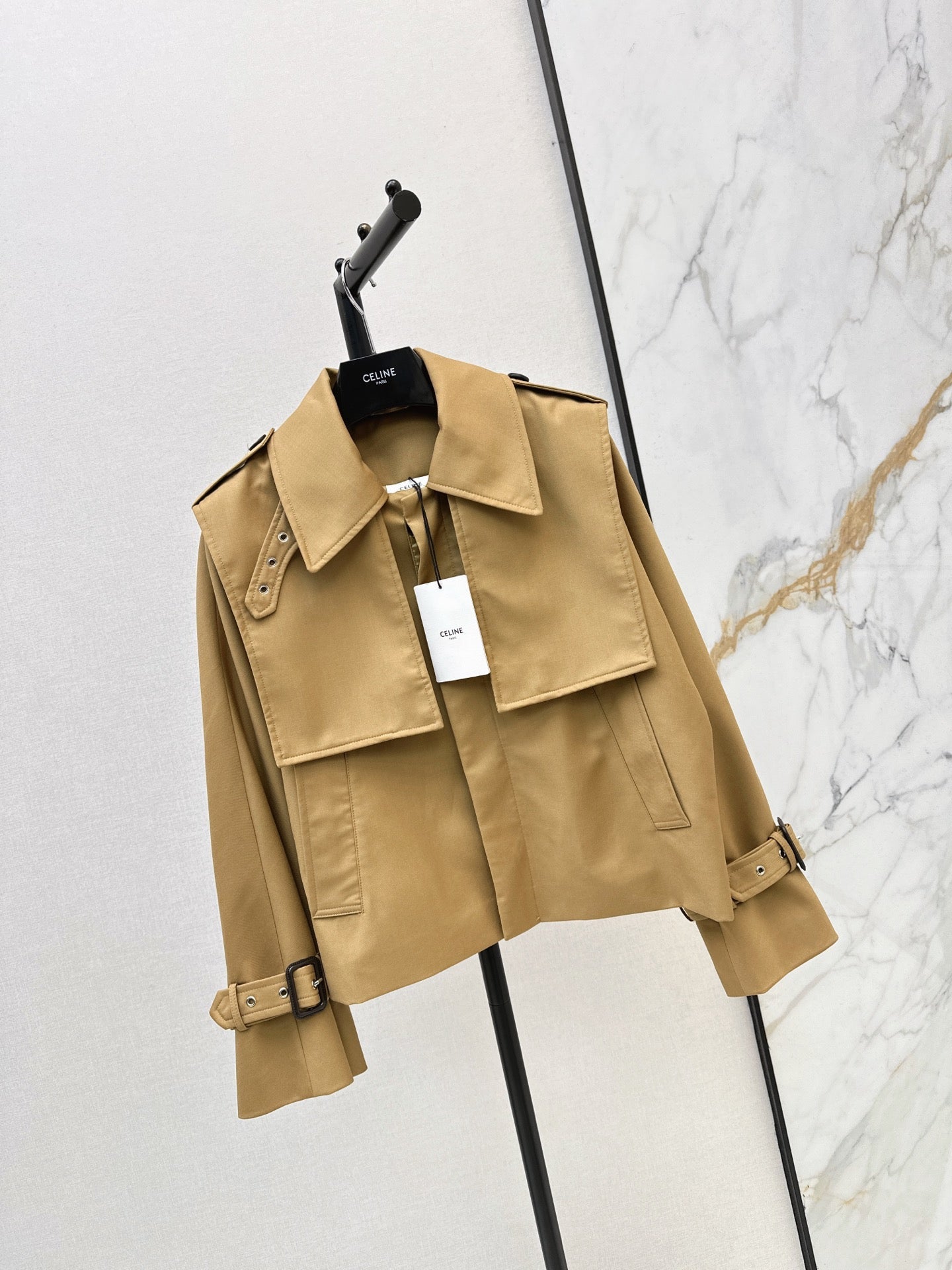Celine/26 Autumn-Winter Latest Short Trench Coat