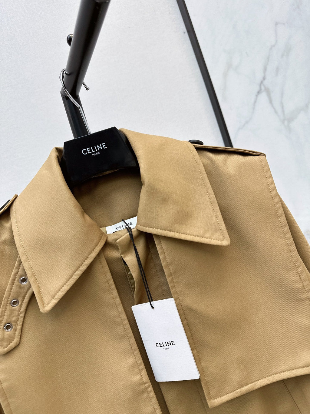 Celine/26 Autumn-Winter Latest Short Trench Coat