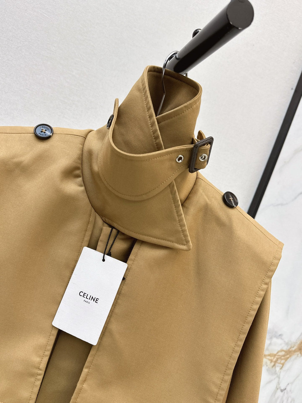 Celine/26 Autumn-Winter Latest Short Trench Coat