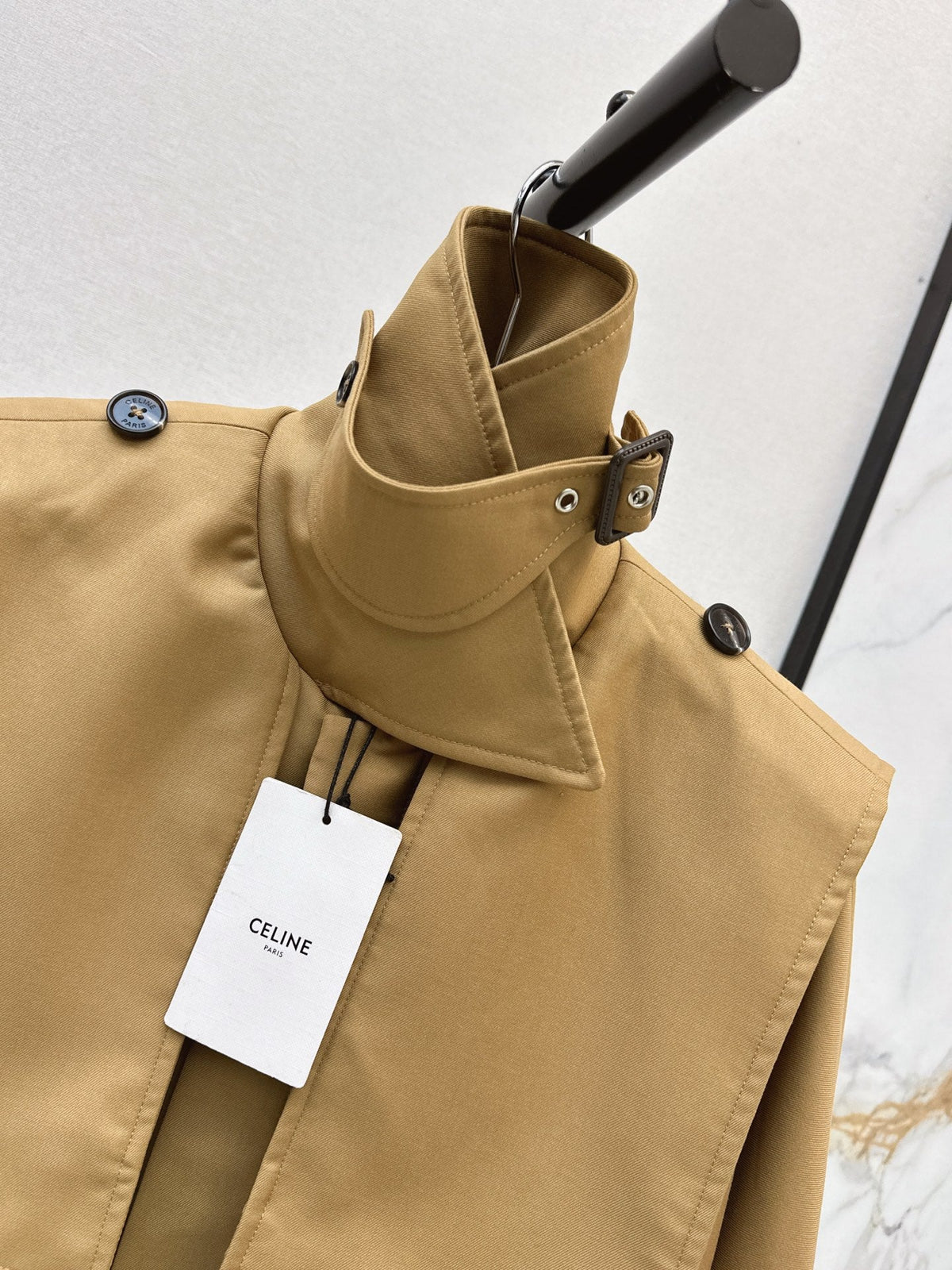 Celine/26 Autumn-Winter Latest Short Trench Coat