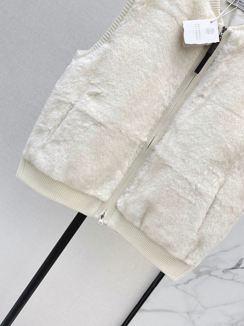 Brunello Cucinelli/26 Fall/Winter Latest Stand-Collar Vest