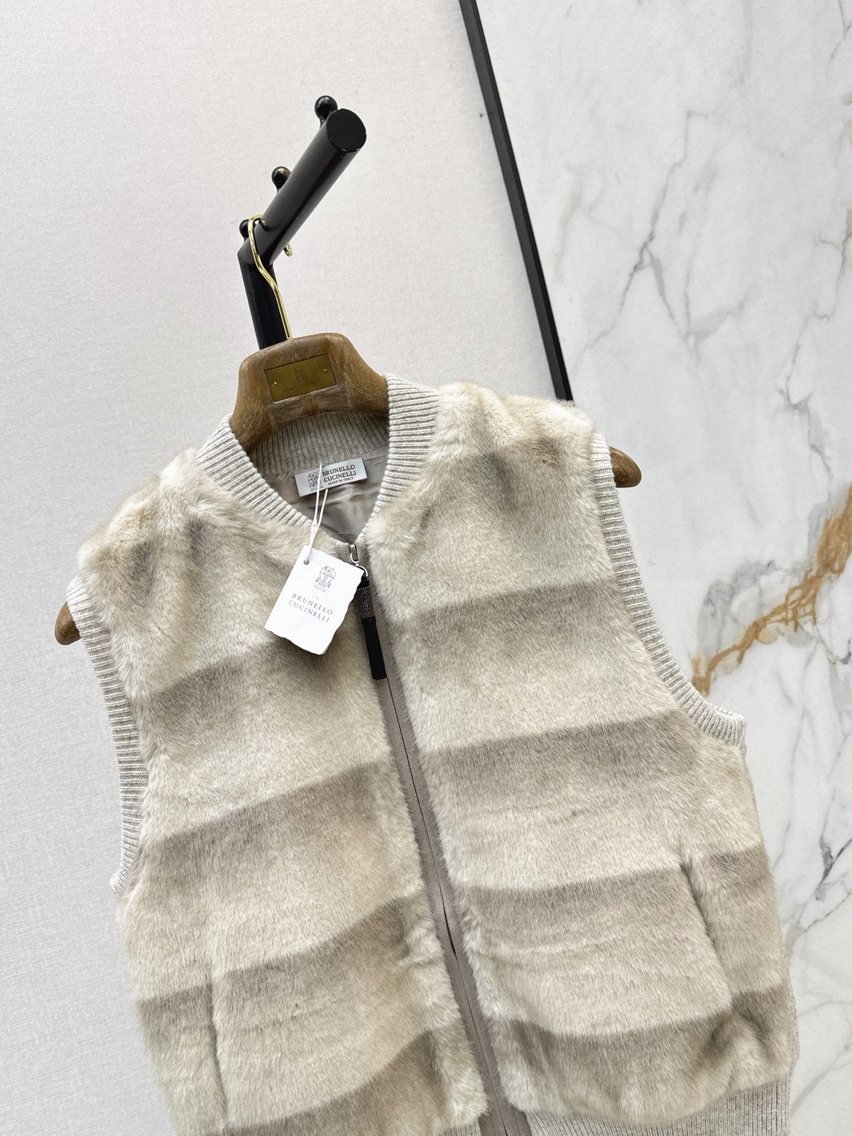 Brunello Cucinelli/26 Fall/Winter Latest Stand-Collar Vest