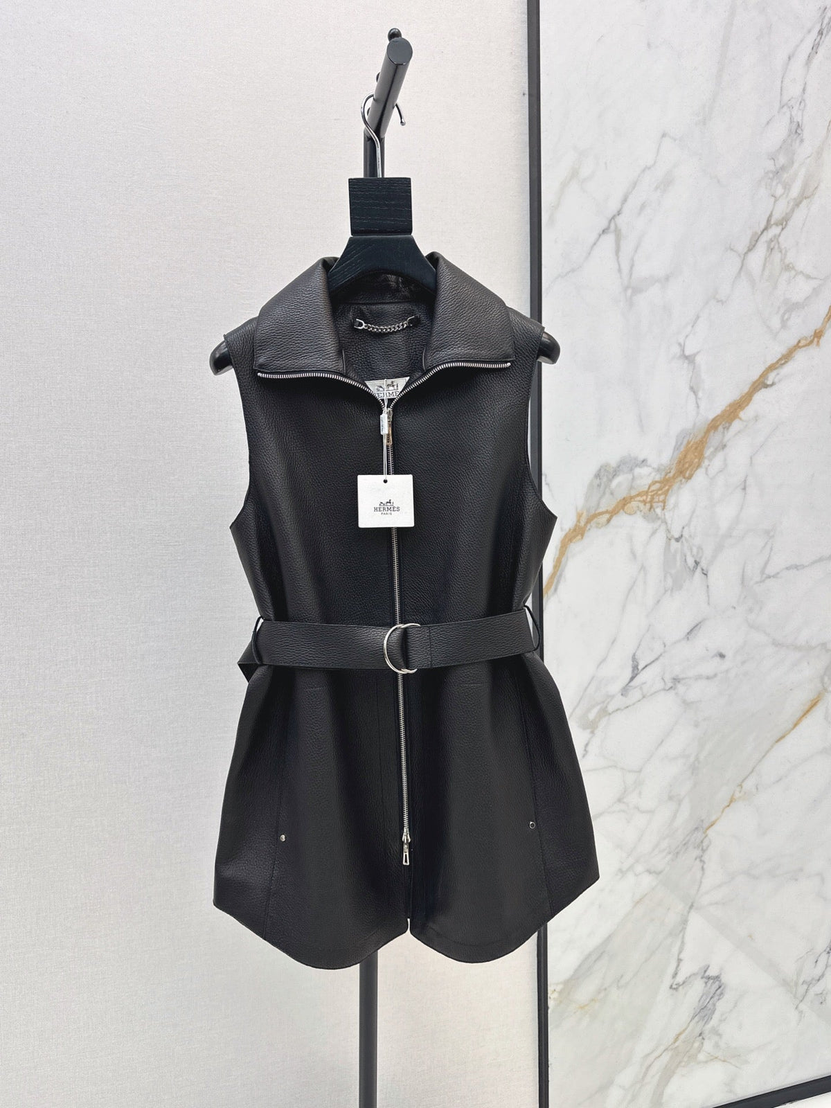 Hermès/26 Early Autumn Latest Genuine Leather Vest