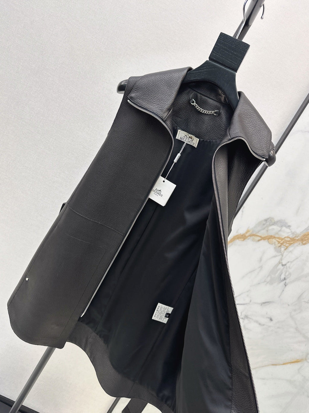 Hermès/26 Early Autumn Latest Genuine Leather Vest