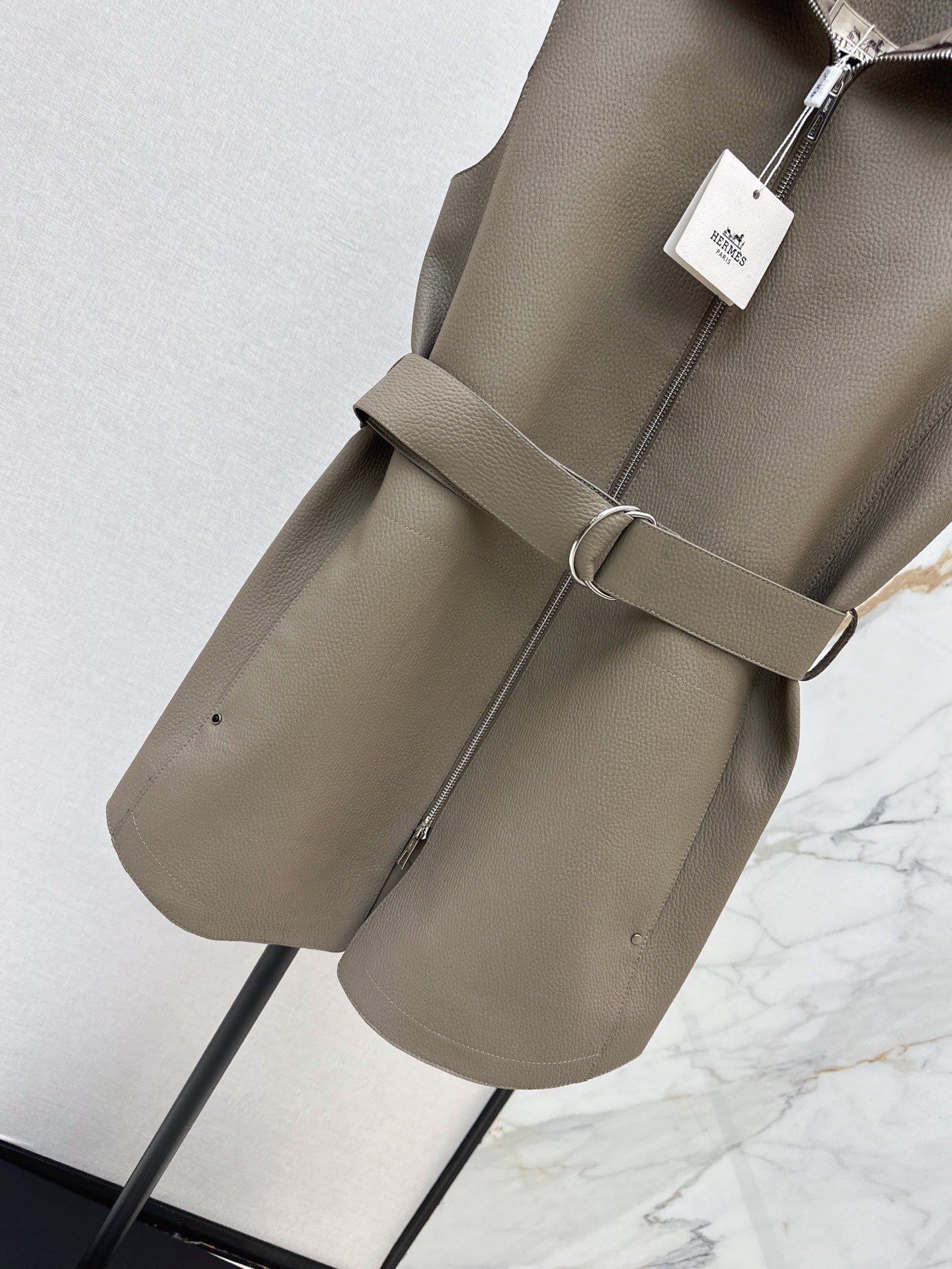 Hermès/26 Early Autumn Latest Genuine Leather Vest
