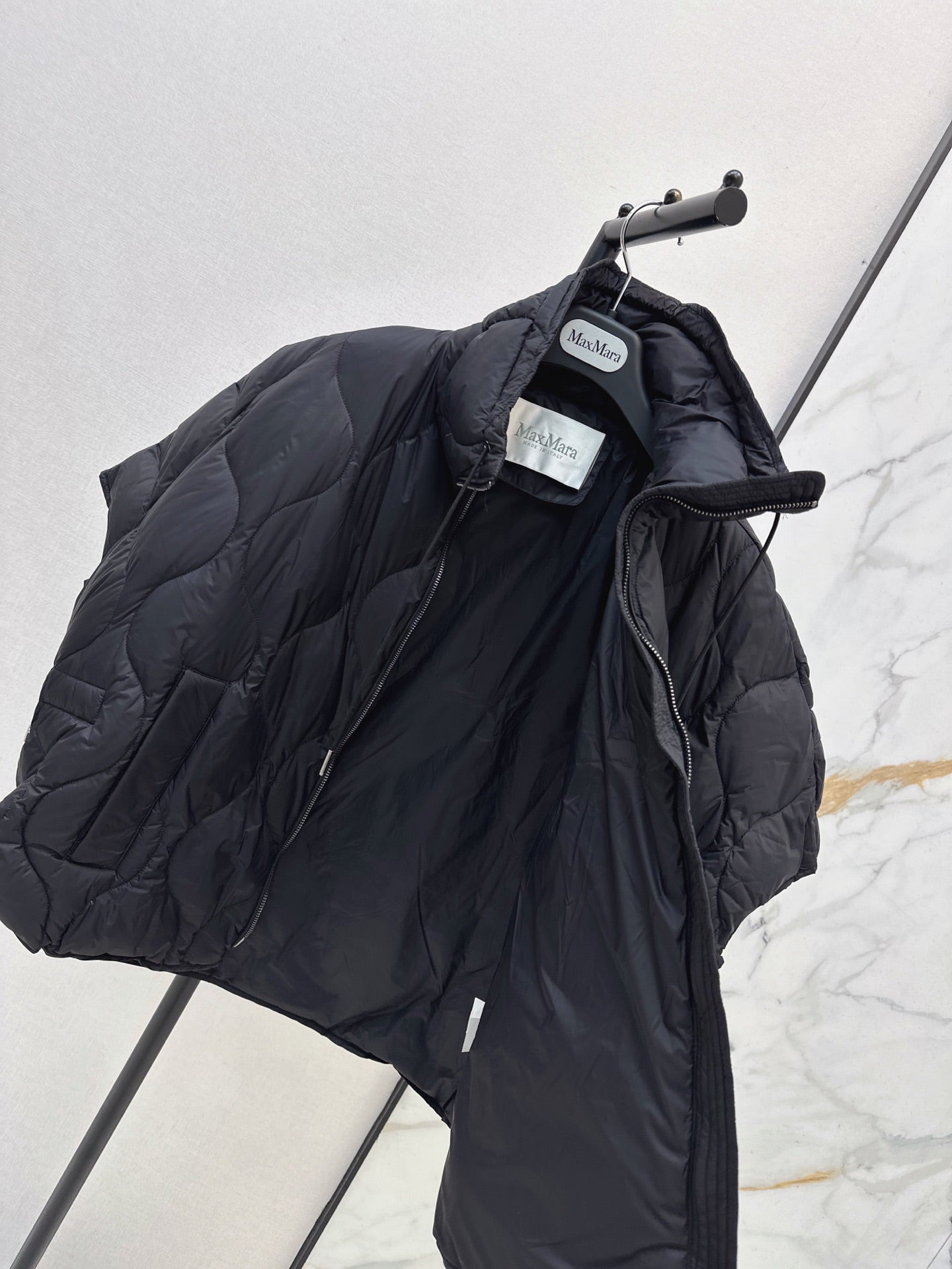 Max Mara/26 Fall and Winter Latest Cape-Style Stand Collar Down Jacket
