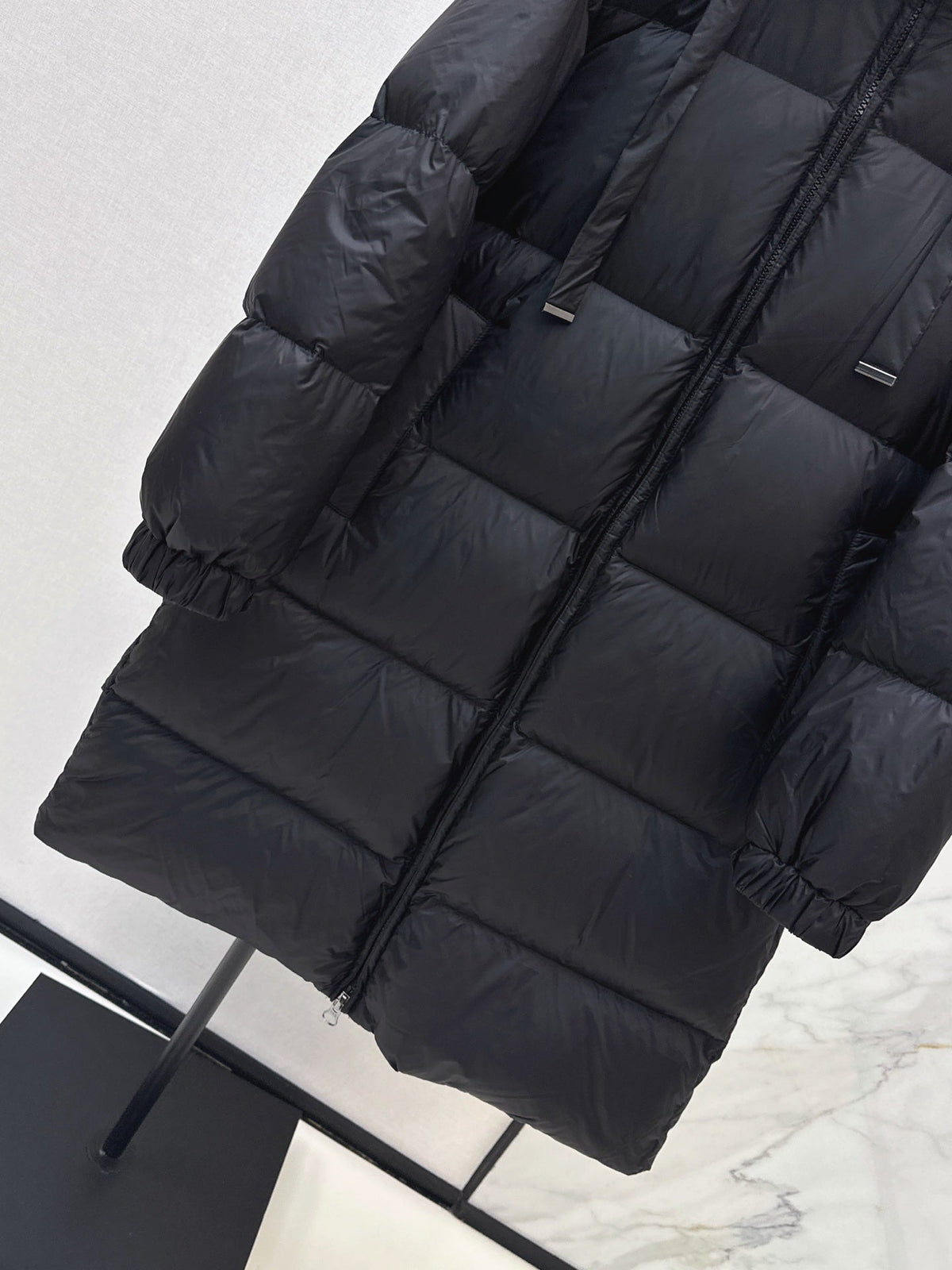 Max Mara/26 Autumn and Winter Latest Hooded Down Jacket