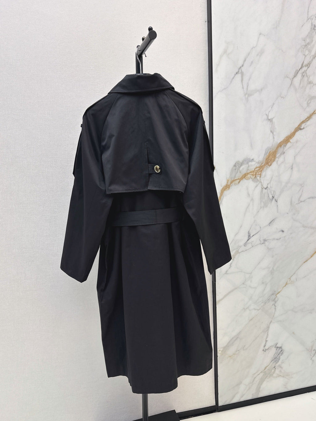 Celine/26 Early Autumn New Style Early Autumn New Style Notched Collar Belted Trench Coat