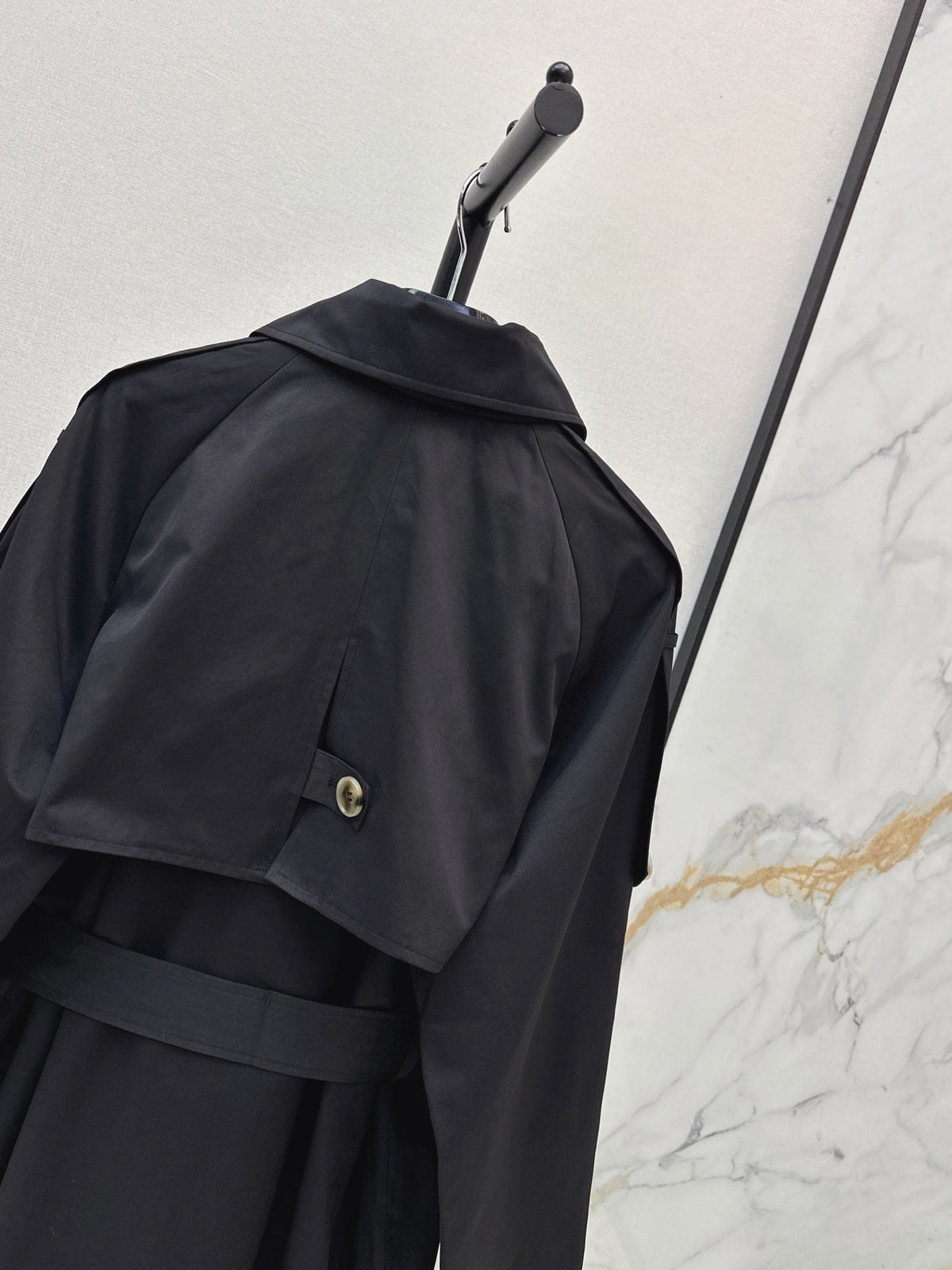 Celine/26 Early Autumn New Style Early Autumn New Style Notched Collar Belted Trench Coat