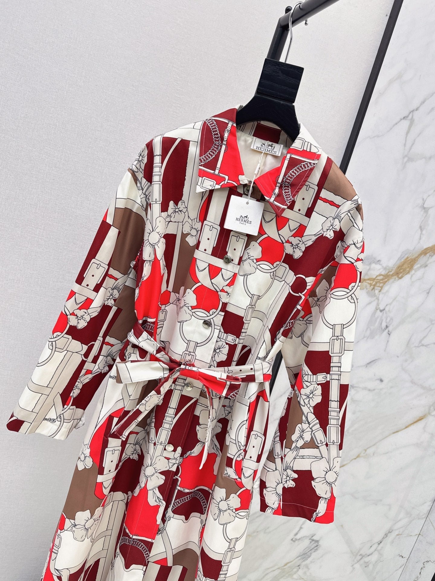 Hermès/26 Early Autumn Latest Trench Coat
