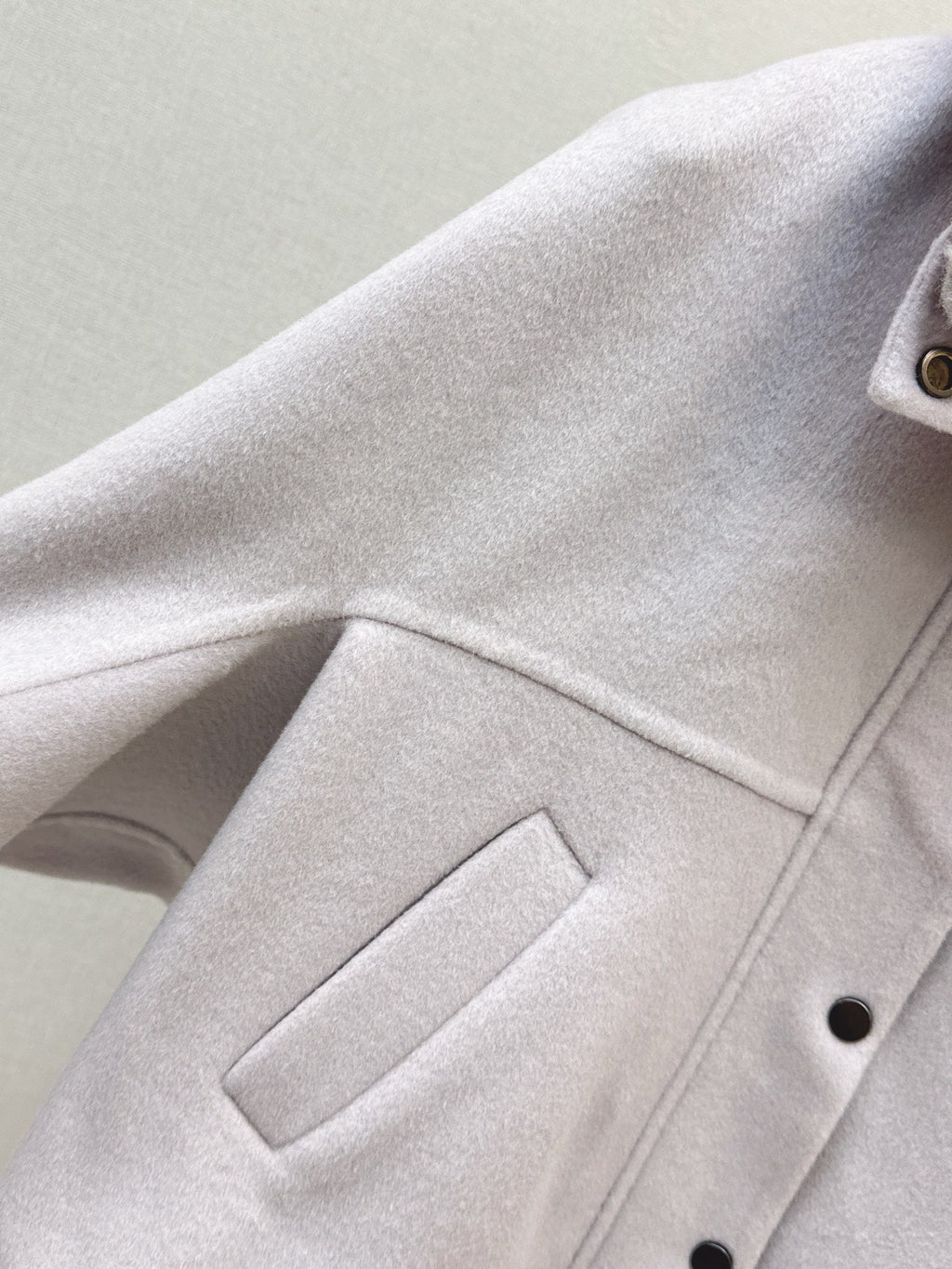 Brunello Cucinelli/26 Autumn and Winter Latest Double-Sided Fleece Collar Short Jacket