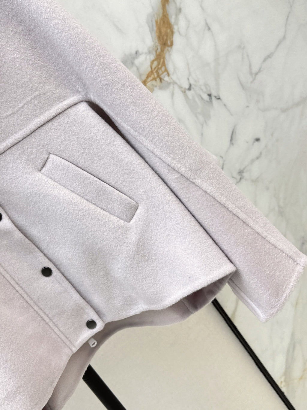 Brunello Cucinelli/26 Autumn and Winter Latest Double-Sided Fleece Collar Short Jacket