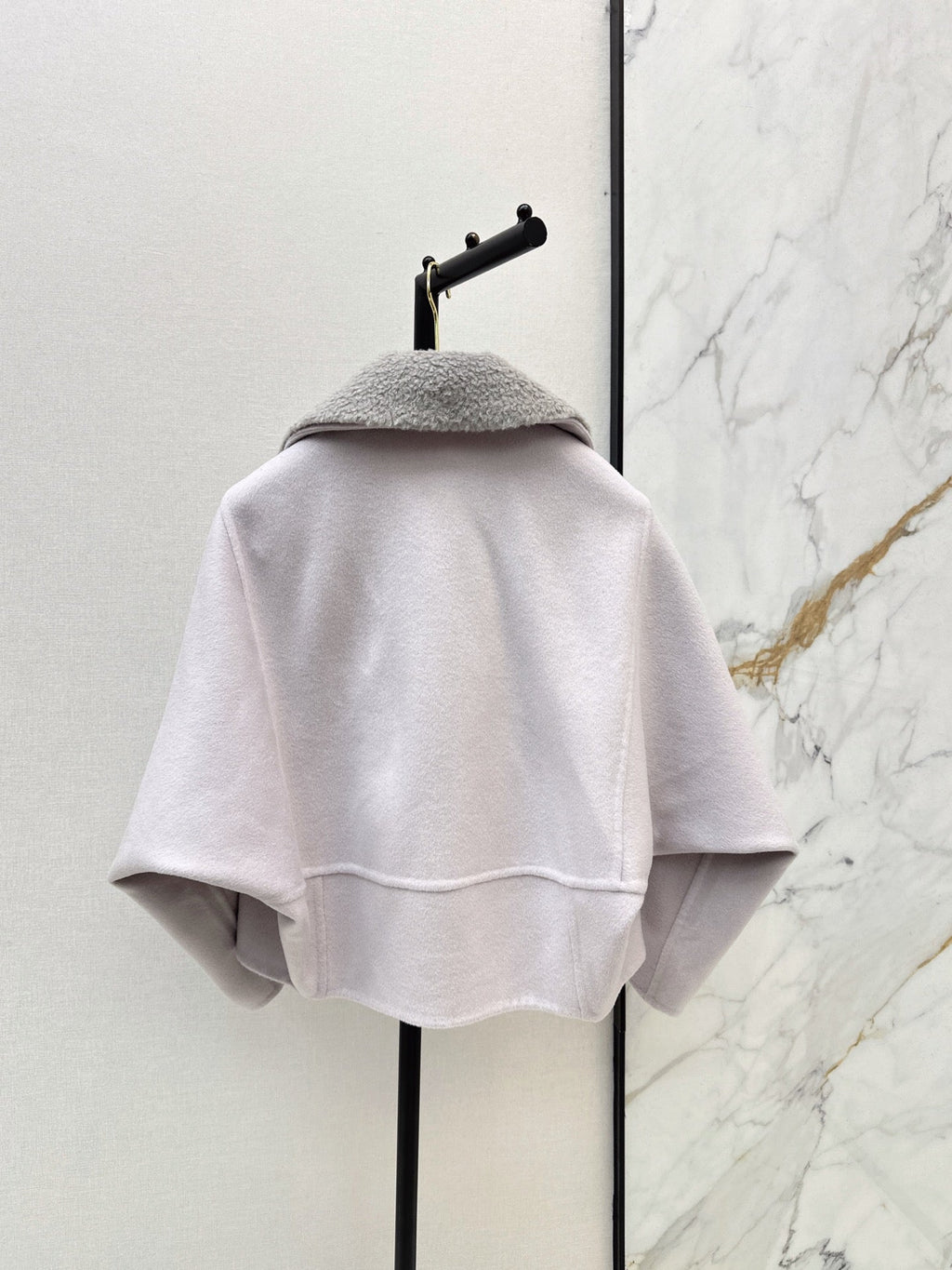 Brunello Cucinelli/26 Autumn and Winter Latest Double-Sided Fleece Collar Short Jacket