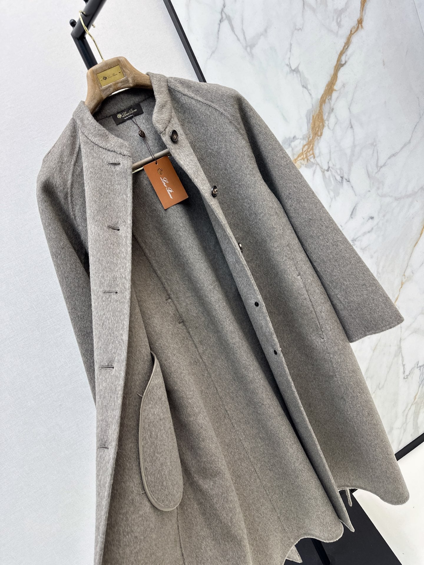 LORO PIANA/26Ss Autumn/Winter Latest Long Wool Coat