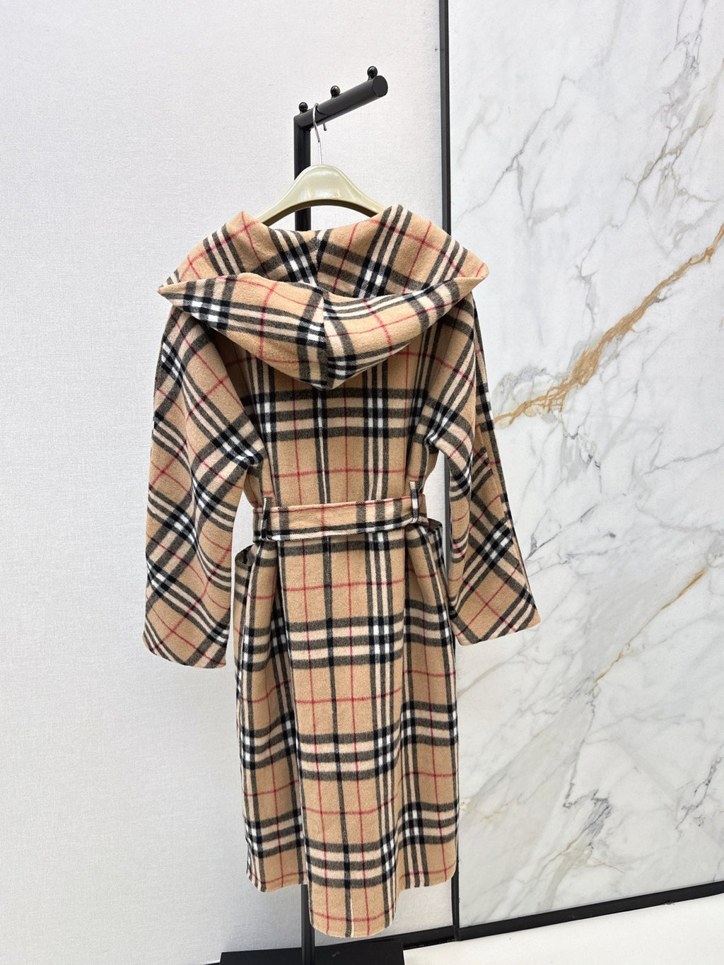 Burberry/26Ss Autumn/Winter Latest Double-Faced Wool Long Coat