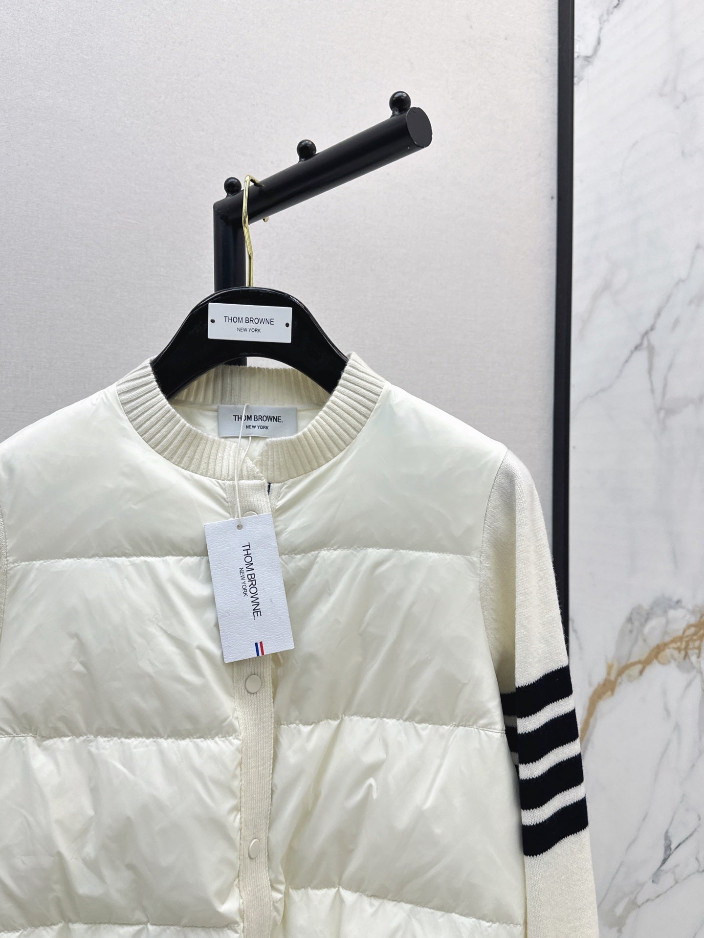 Thom Browne/26 Early Autumn Latest Short Down Jacket with Collar
