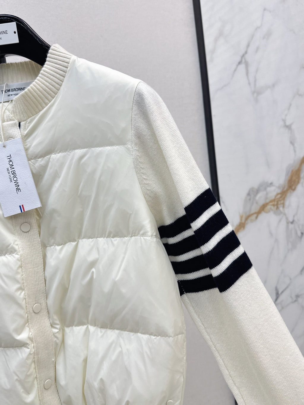 Thom Browne/26 Early Autumn Latest Short Down Jacket with Collar