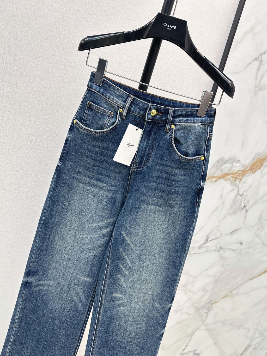Celine/26 Early Fall Latest Straight-Leg Jeans