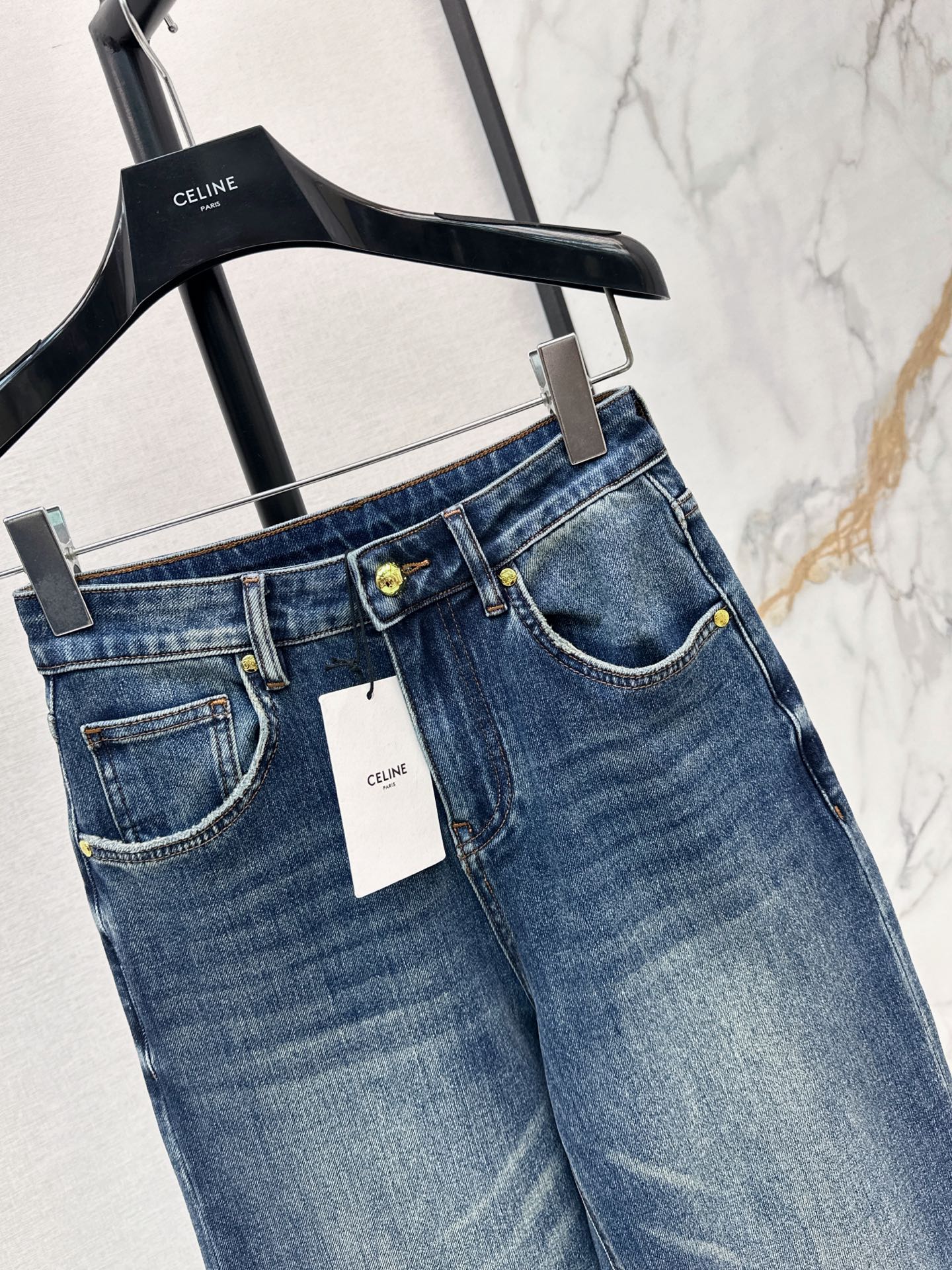 Celine/26 Early Fall Latest Straight-Leg Jeans