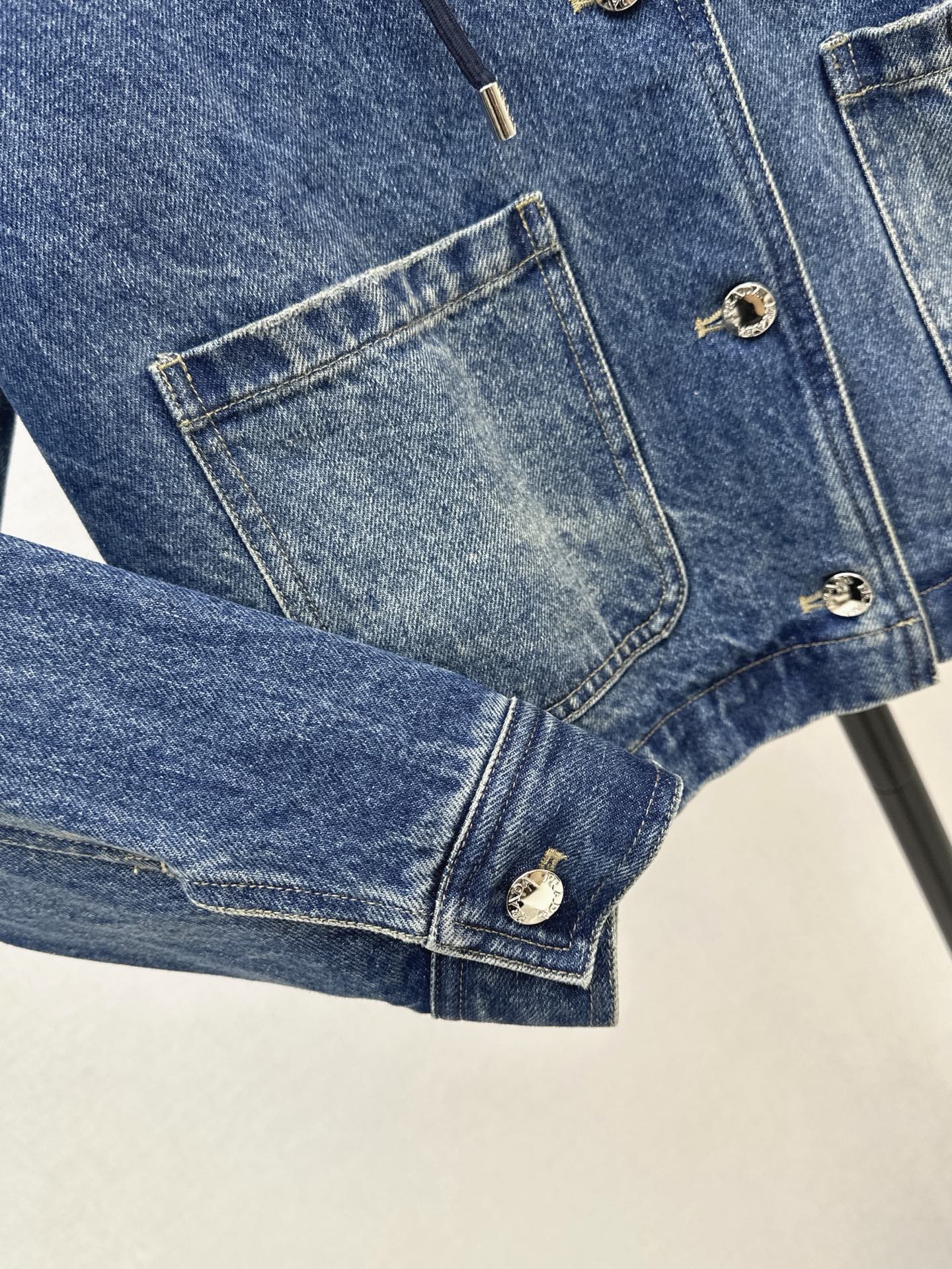 Prada/26 Early Fall New Hooded Denim Jacket