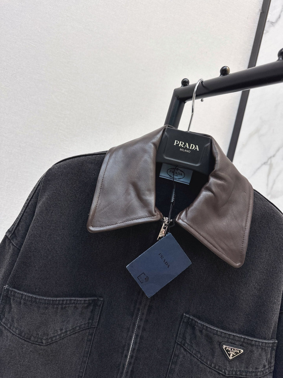 Prada/26 Early Autumn New Lapel Denim Jacket
