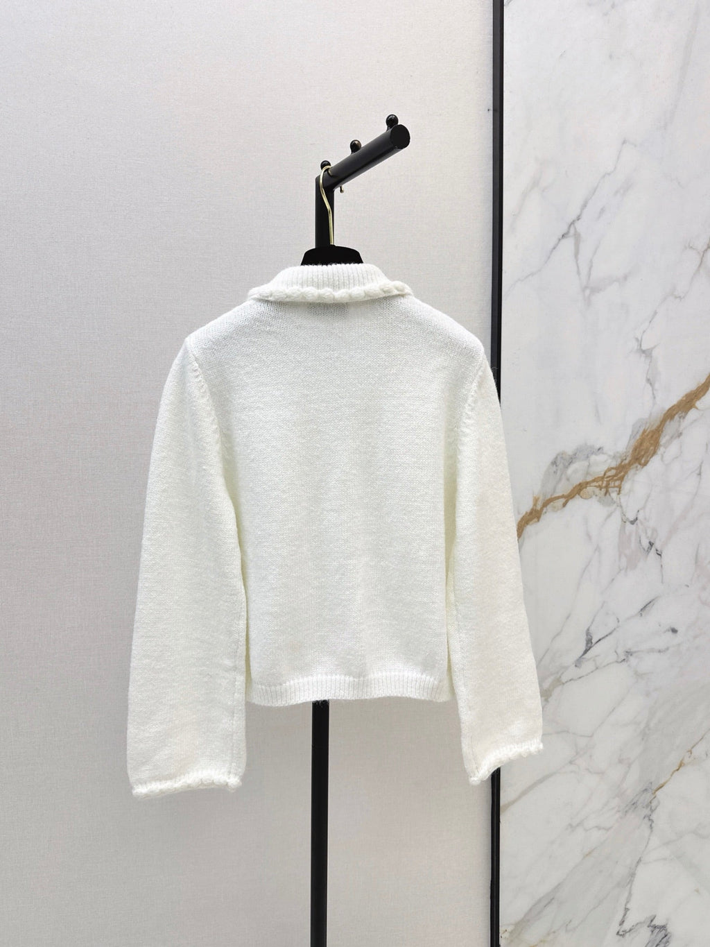 Chanel/26 Early Autumn Latest Coco Girl Polo Collar Knit Cardigan