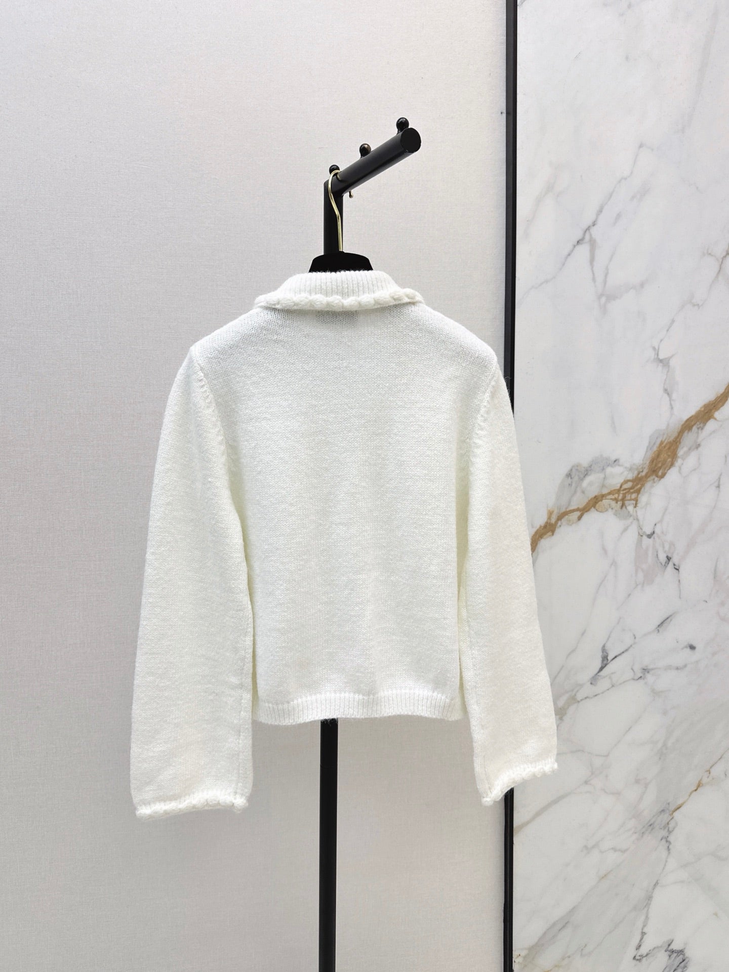 Chanel/26 Early Autumn Latest Coco Girl Polo Collar Knit Cardigan