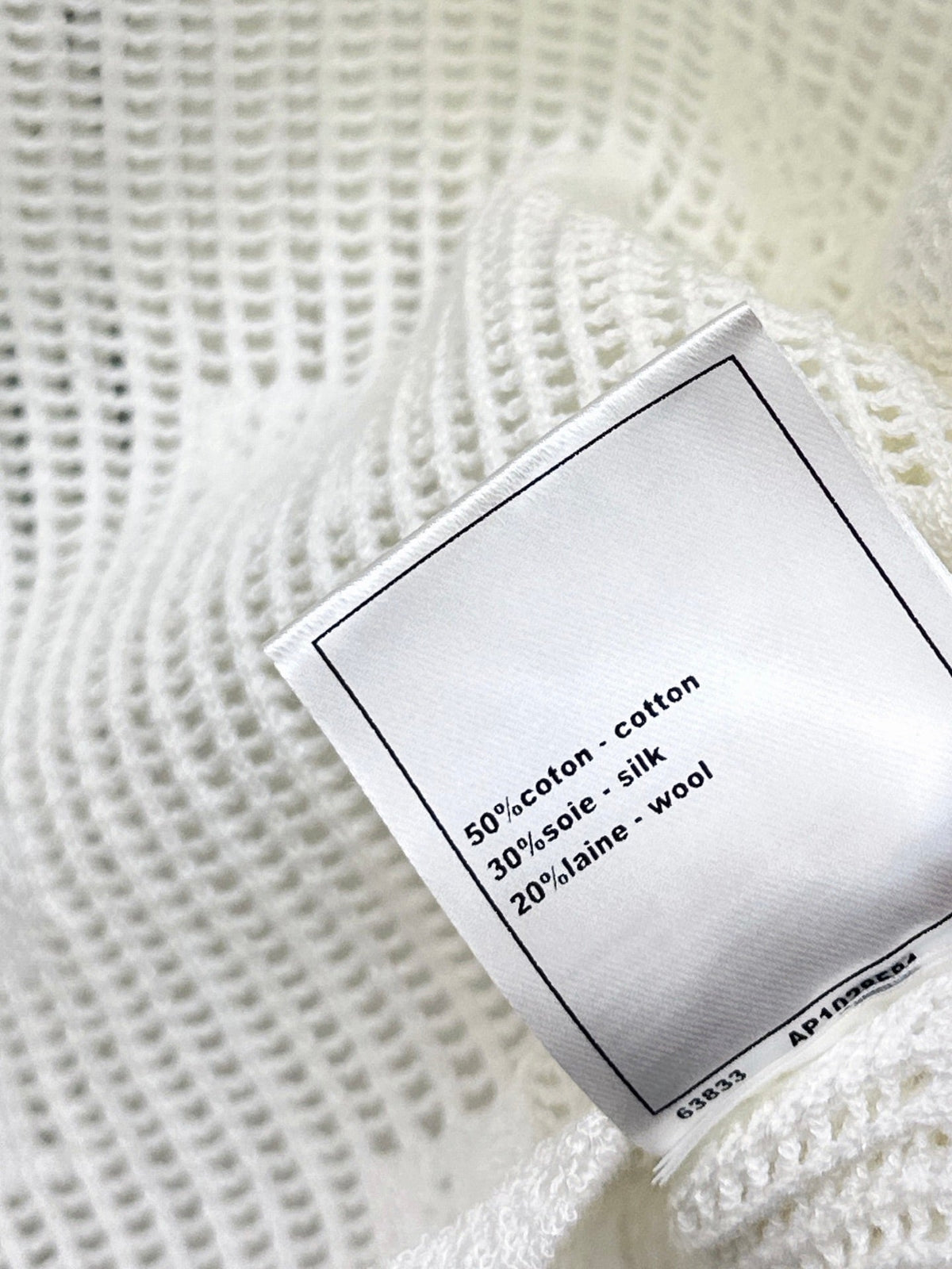 Chanel/26 Early Autumn Latest Hollow-Out Long-Sleeve Knit Sweater