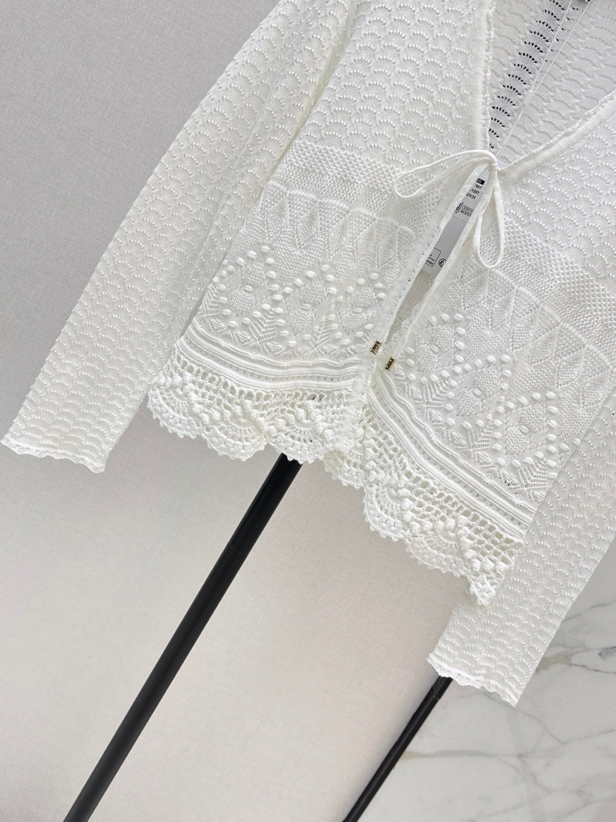chanel/26 Early Autumn New Hollow-Out Short Knit Cardigan
