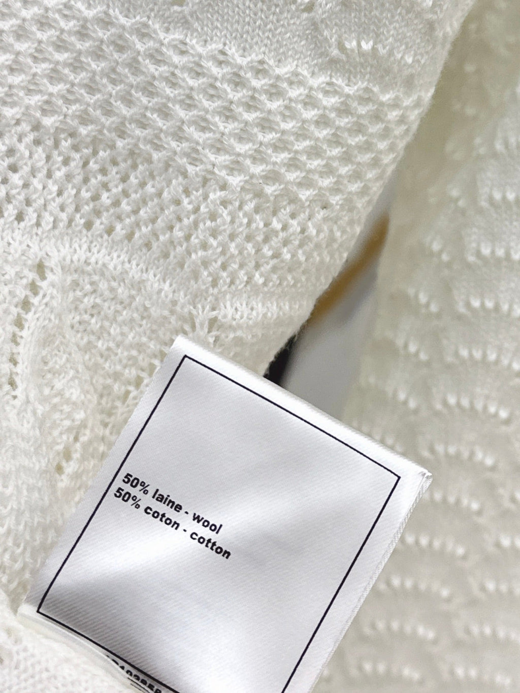 chanel/26 Early Autumn New Hollow-Out Short Knit Cardigan