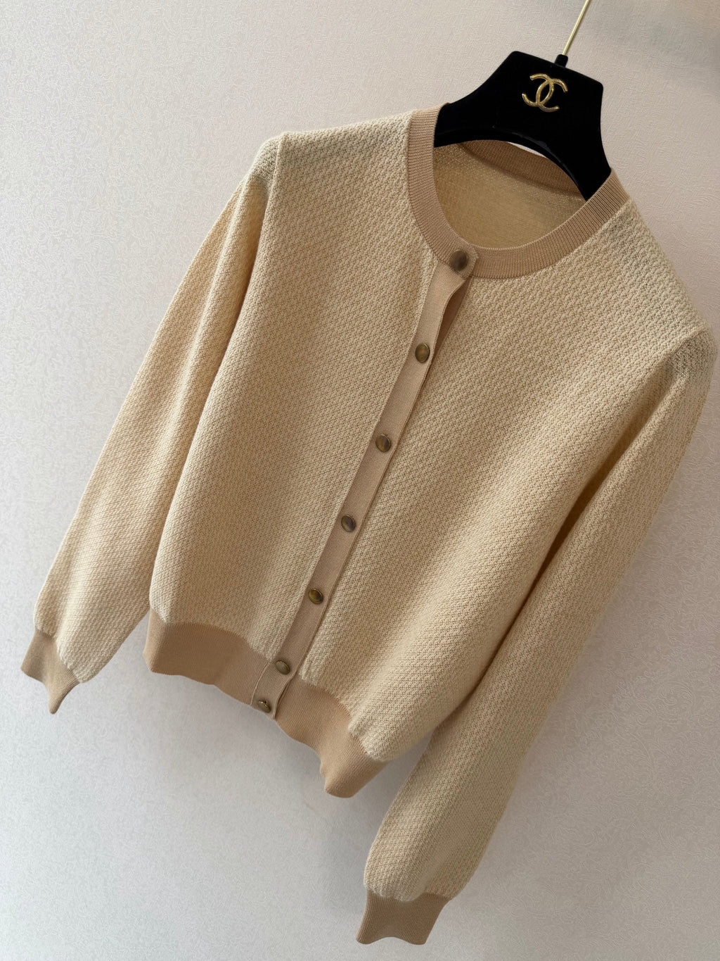LORO PIANA/26 Round Neck Long Sleeve Cardigan