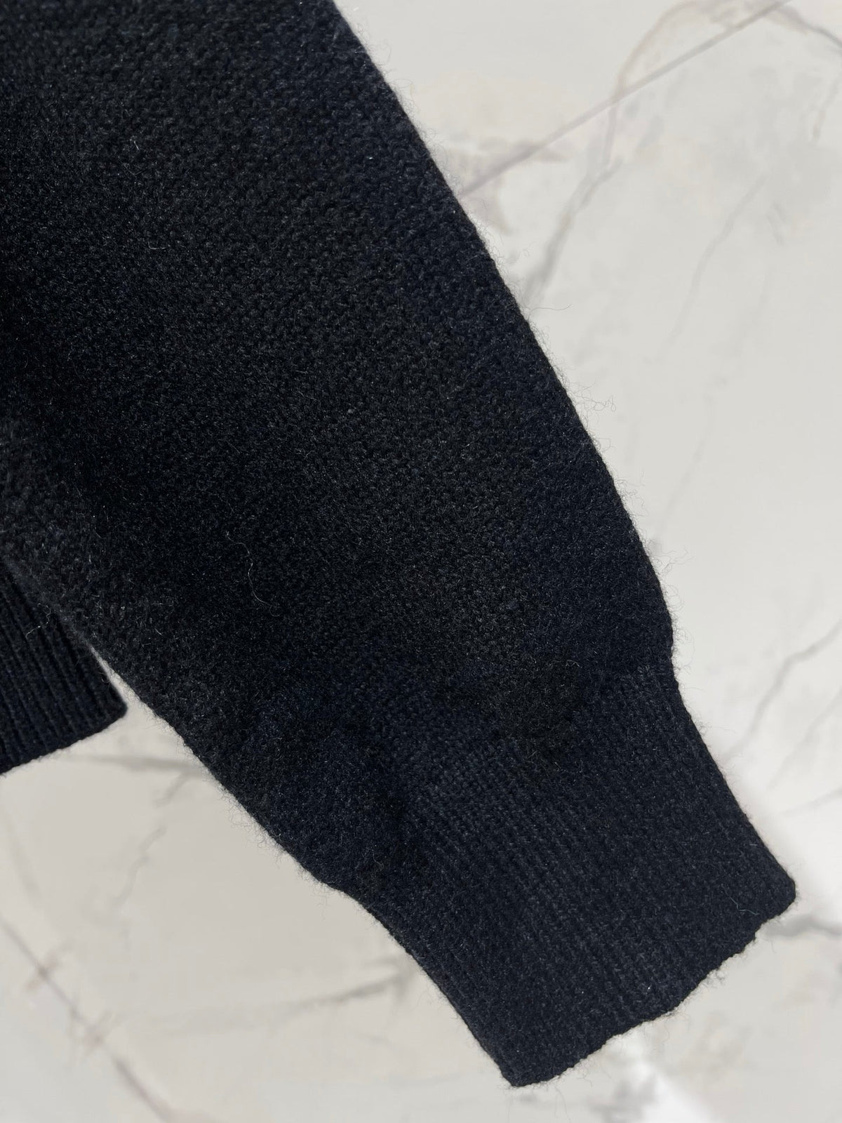 MiuMiu/26 New Early Autumn Knight Logo Wool-Cashmere Blend Cardigan