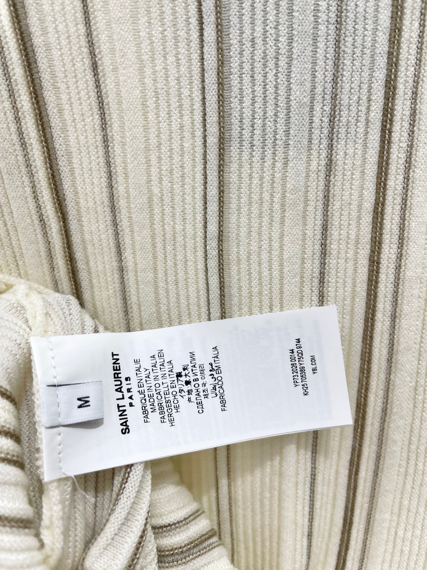 Yves Saint Laurent/26 New Kids' Colorblock Two-in-One Collar Knit Sweater