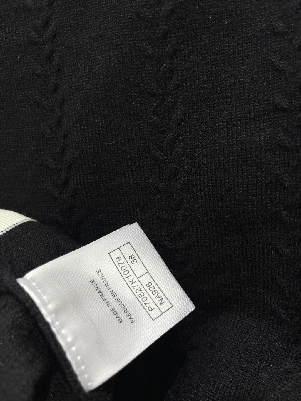 chanel/26 New Jacquard V-Neck Knit Cardigan