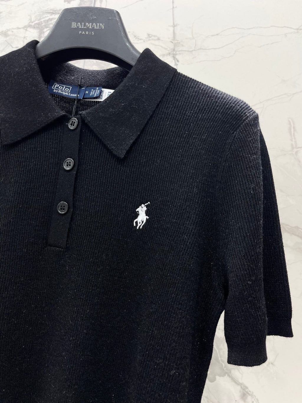 Ralph Lauren / 26 New Polo Collar Embroidered Pony Knit Short Sleeve