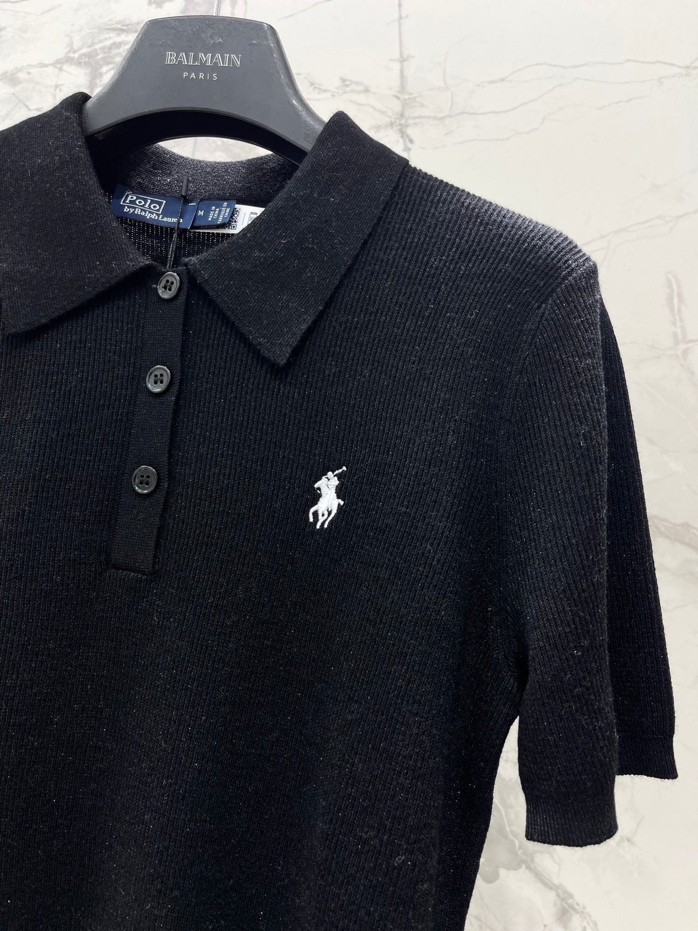 Ralph Lauren / 26 New Polo Collar Embroidered Pony Knit Short Sleeve